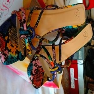 My Delicious Shoes, Size 10, Python Grn